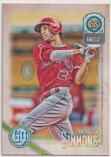 2018 Topps Gypsy Queen #111 Andrelton Simmons Los Angeles Angels