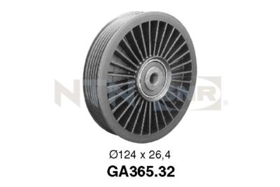 SNR GA365.32 Deflection/Guide Pulley, V-ribbed belt for OPEL,VOLVO