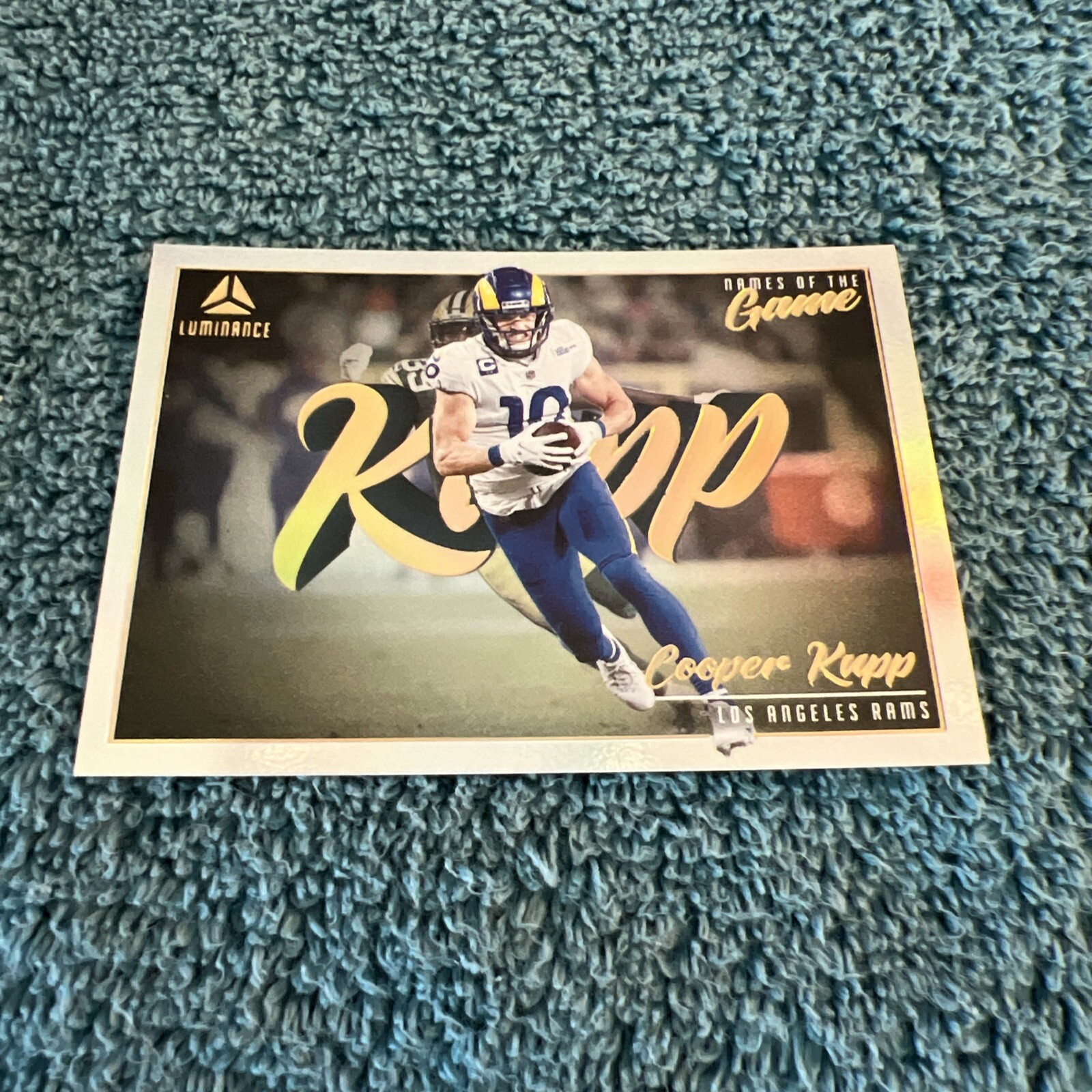 2022 Panini Luminance #NM-CKU Cooper Kupp Names Of The Game SSP!