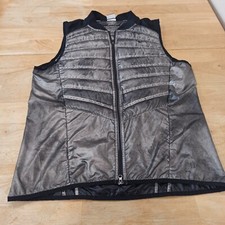 Nike Aeroloft 800 Gilet Silver Running Vest Womens Medium Body Warmer Down Fill