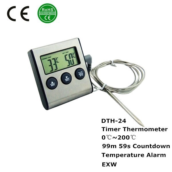 Buy Useful Barbecue Thermometer Timer Barbecue Fork