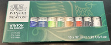 WINSOR  NEWTON OIL COLOUR 10 X 37 ML 1.25 US FL OZ