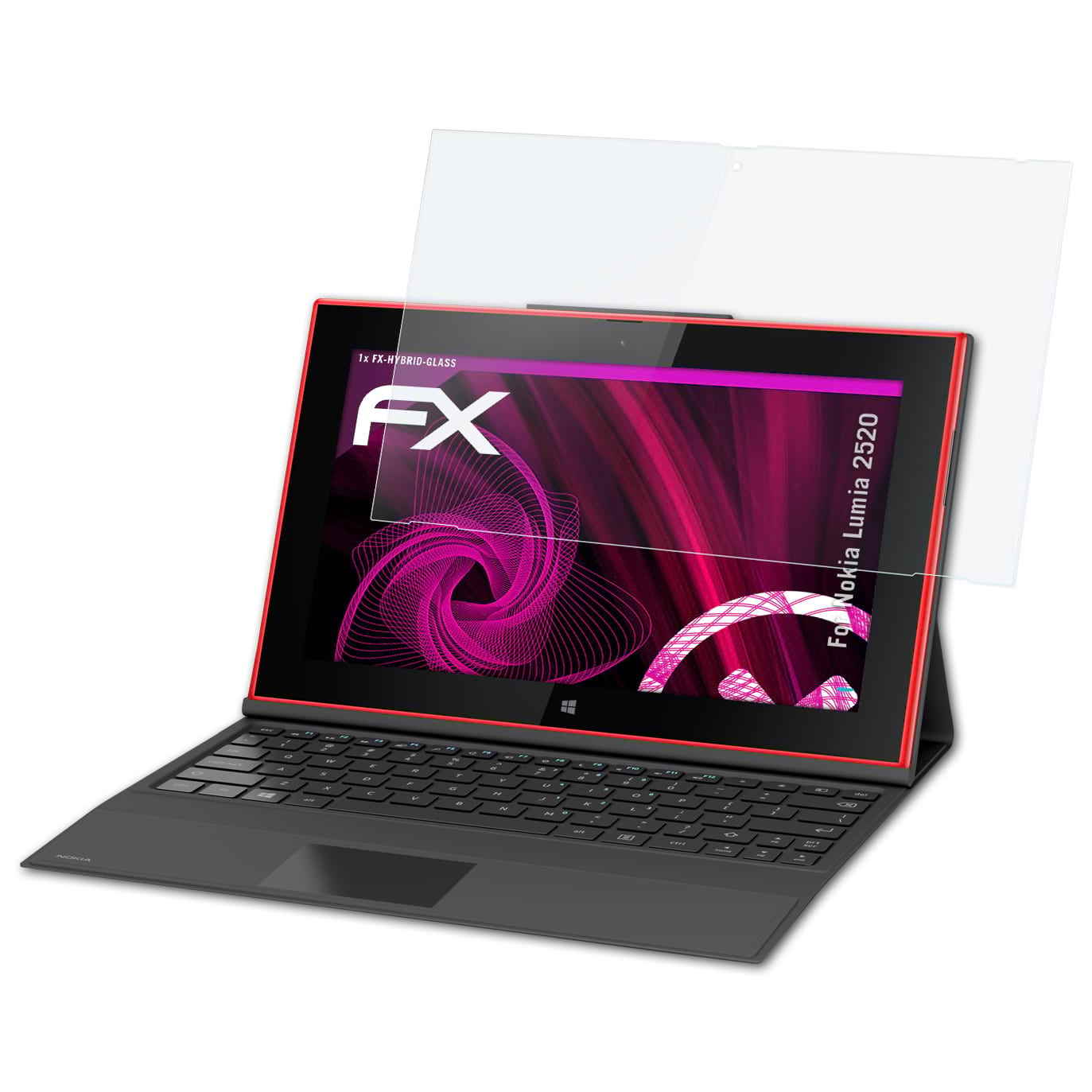 atFoliX Glass Protective Film Nokia Lumia 2520 Glass Protector  FX-Hybrid-Glass | eBay