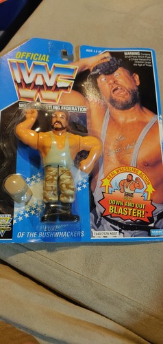 1993 Hasbro Official WWF Bushwackers Luke 1993 Blu...