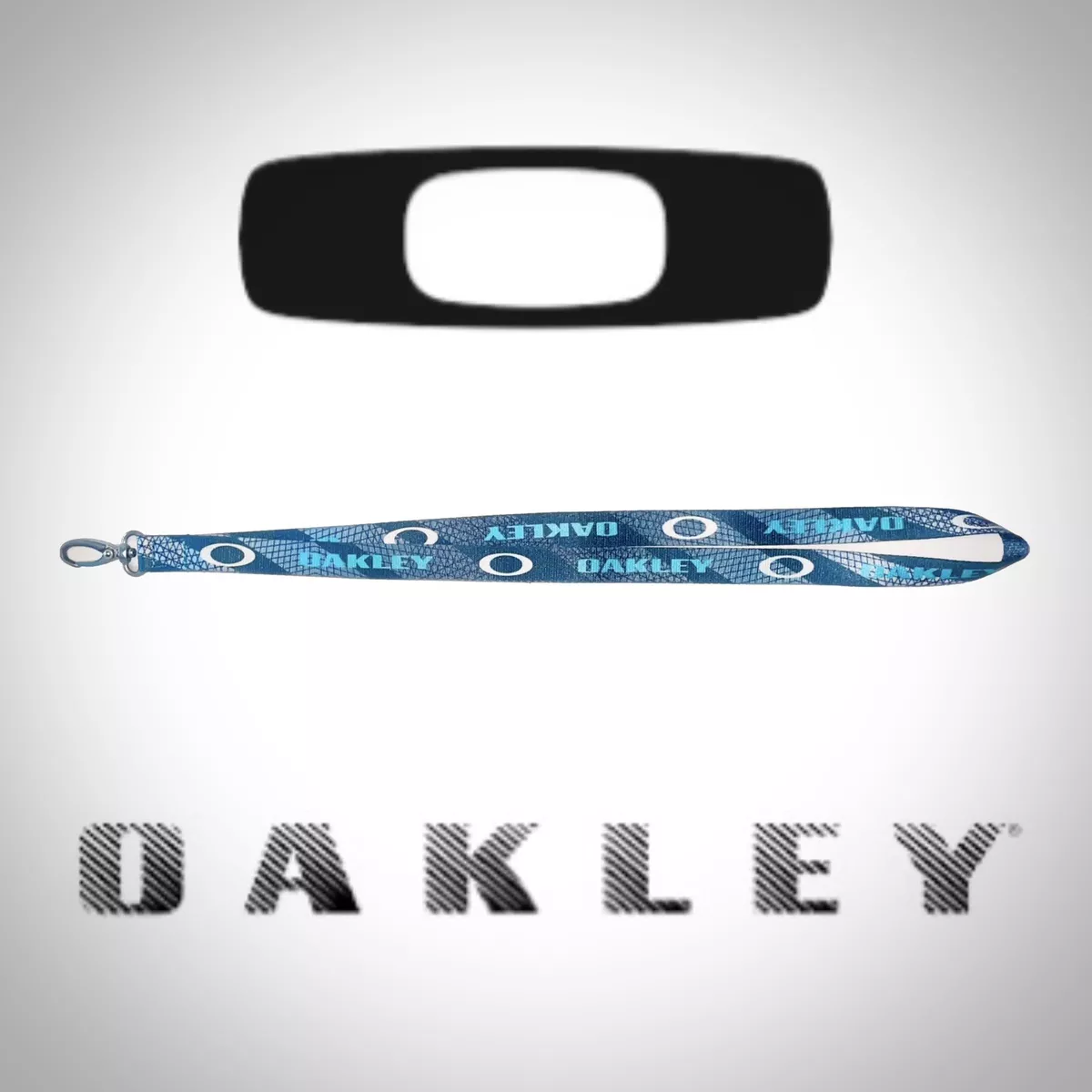 blue oakley logo | Sticker