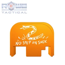 Rowe Tactical Rear Slide Back Plate for Glock Gen 1-4 - Copper - No Step On Snek