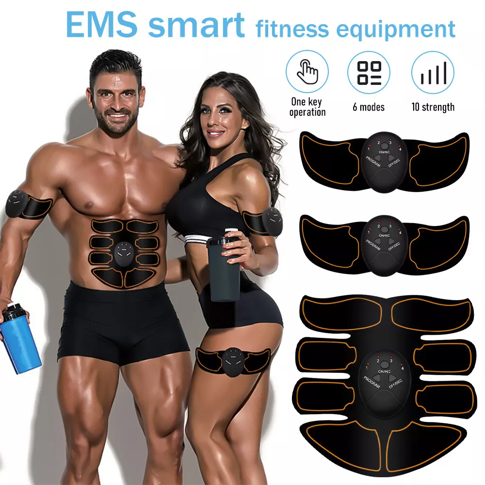 Arm Stimulator Electric Muscle Stimulator Muscle Trainer with Hydrogel Pads