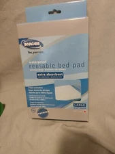 Invacare Reusable Washable Bed Pad Underpads 34”x36” Large New One Pad