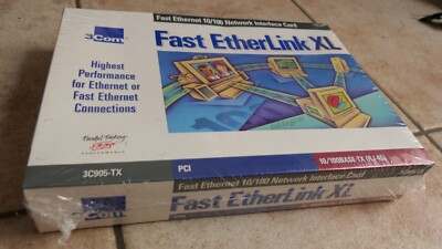 Fast EtherLink XL 3Com Ethernet 10/100  PCI Card 3C905B-TX SEALED