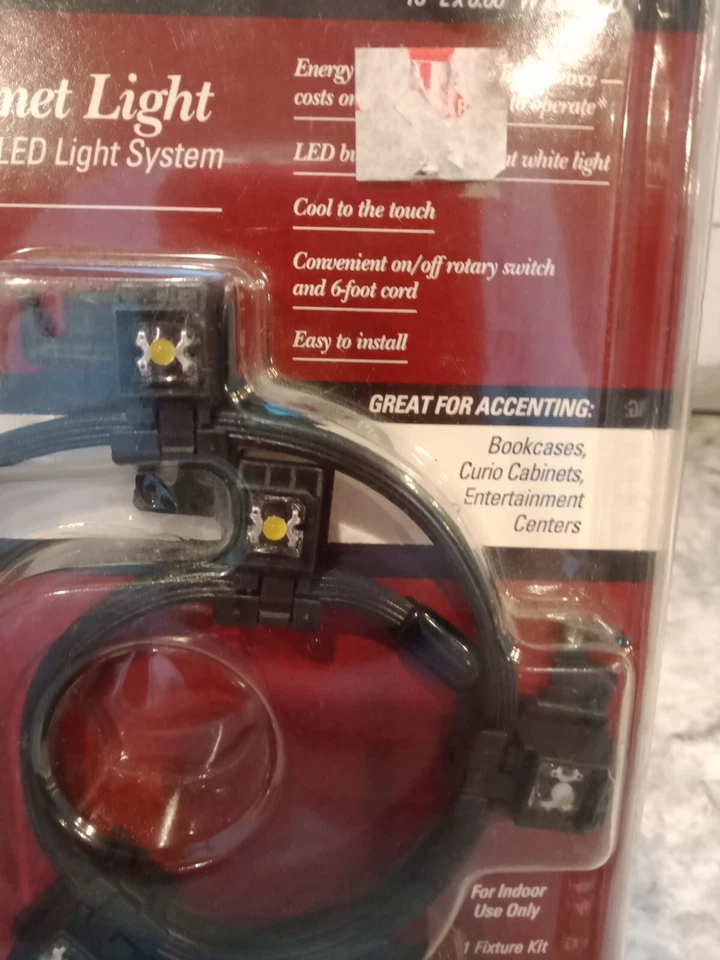 GE Cabinet Flexible LED Light System 18" Length, Plug-In, 6' Cord, Easy Install - Image 3 of 4