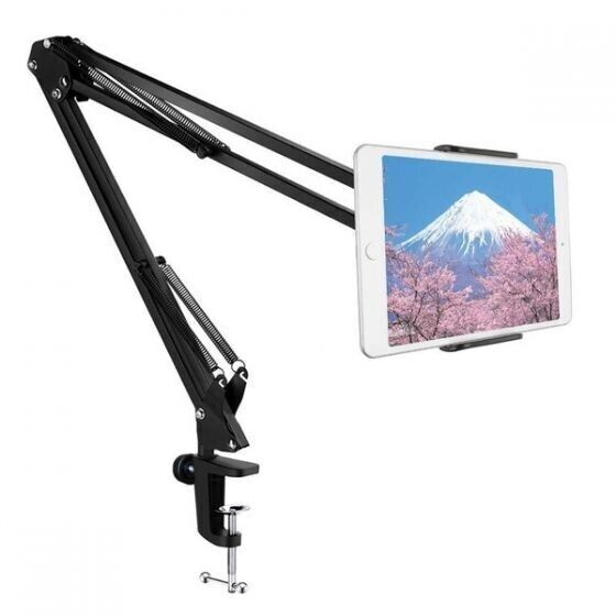 Flexible Universal Tablet Cantilever Bracket for Lazy Mobile Mounting-image