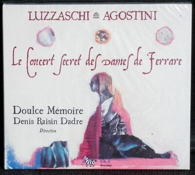 SEALED CD Luzzasco Luzzaschi Ludovico Agostini G.S.Barbetta Denis Raisin Dadre