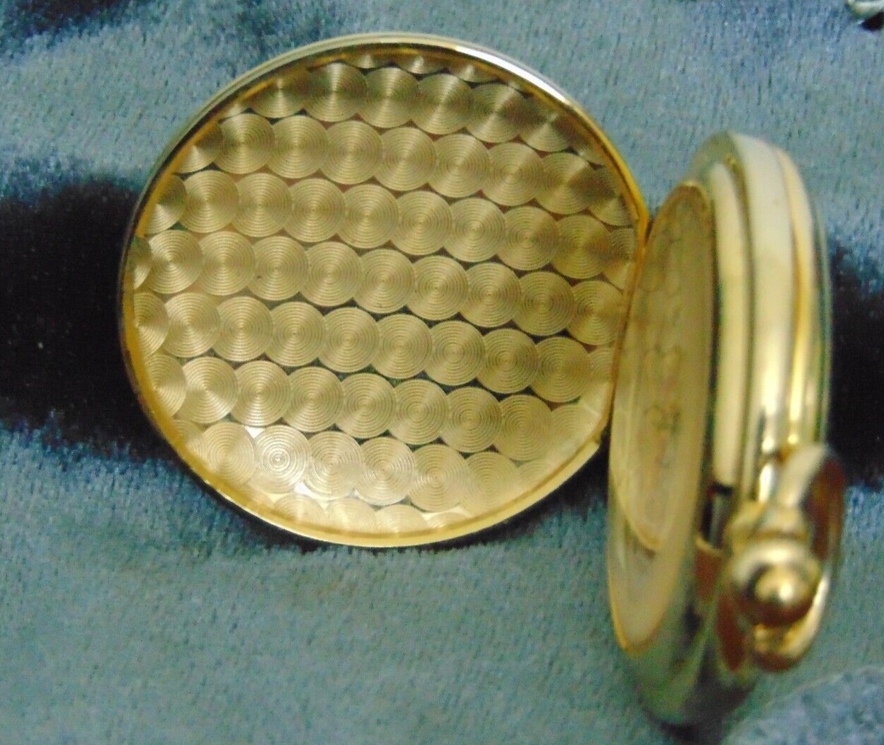 Vintage Disney Mickey Mouse Railroad Train Pocket Watch Rare