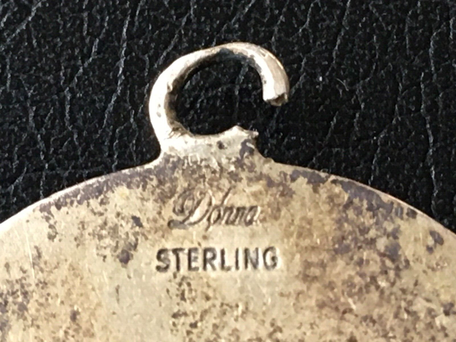 Vtg Solid Sterling Silver Saint Christopher Charm… - image 13