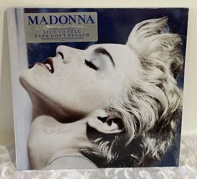 Madonna Don't Be Afraid レコード MADONNA TRUE BLUE LP & POSTER LIVE TO TELL PAPA DON'T PREACH | eBay
