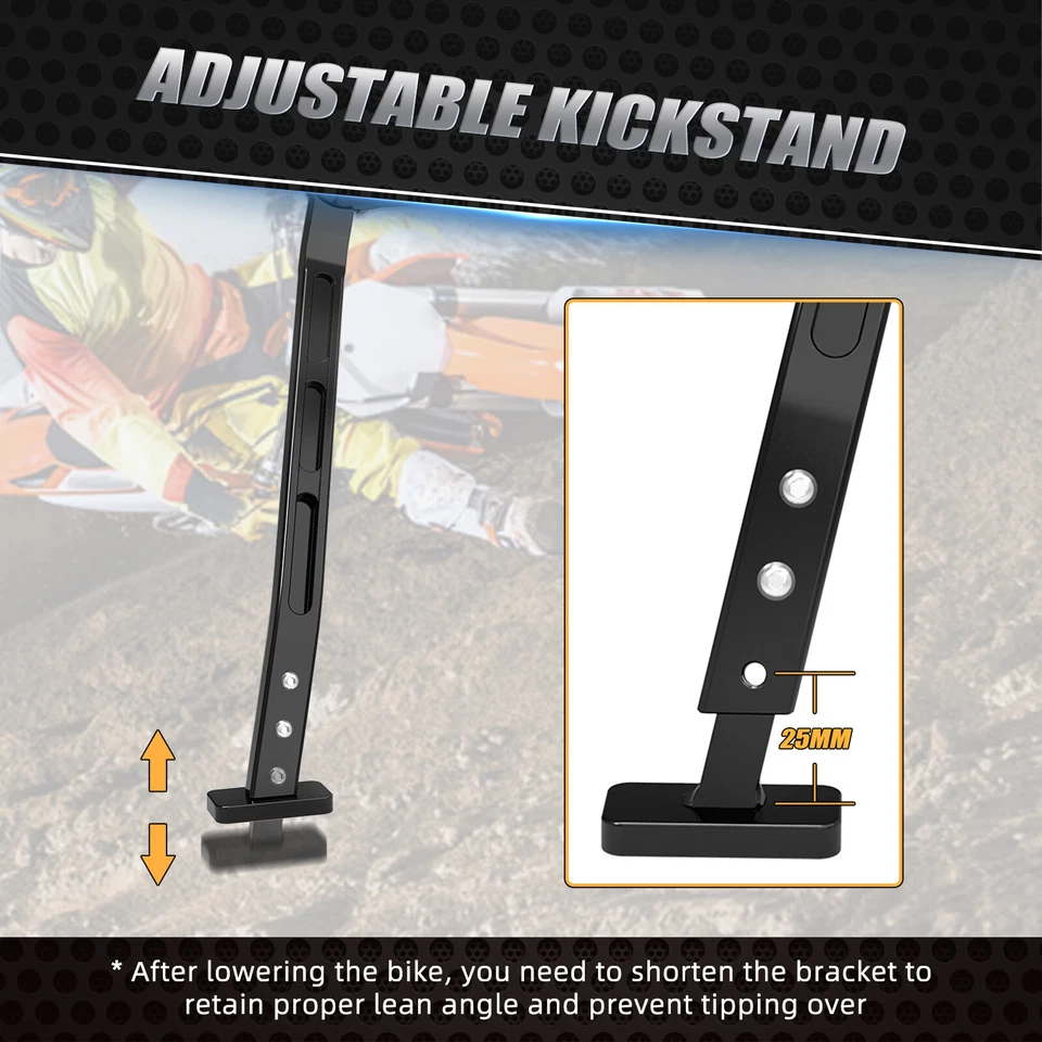 NICECNC Side Stand Kickstand For KTM 125 150 250 SX 250 350 450 SXF 2017-2025 - Image 2 of 4