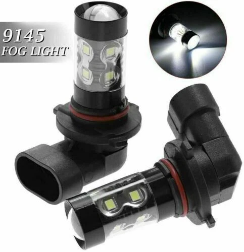 LED Fog Light Bulbs Kit 9006 HB4 6000K White 2X for 2007-2010 Infiniti G35 G37 - Image 4 of 4