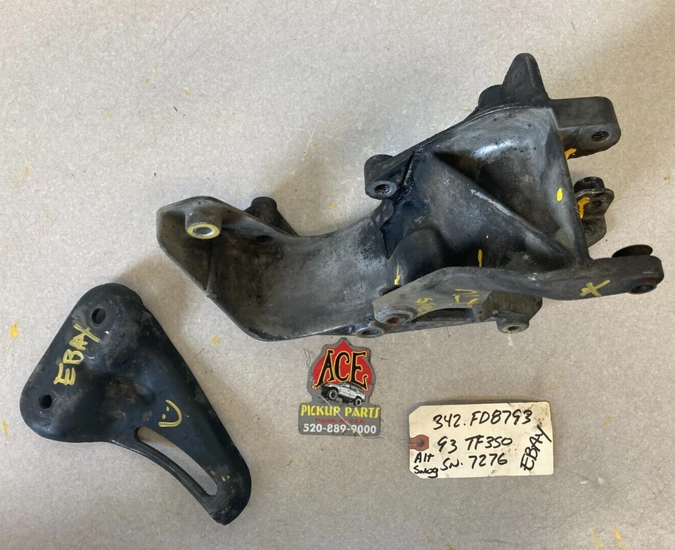 88-97 Ford F250 F350 F450 7.5L 460 Alternator Smog Pump Bracket E7TA-10239-AB - Imagem 4 de 4