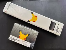 Pokemon Center Celebration  Double Deck Box, Playmat, and Card Sleeves