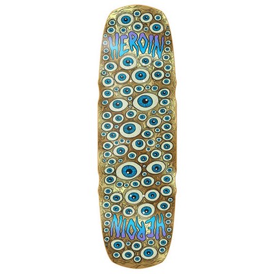Heroin Seeing Double Mutated 9,5'' Skateboard Deck