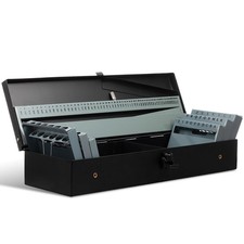 115 Pcs Drill Bit Index Box Combination Jobber Length Drill Bit Index Storage...