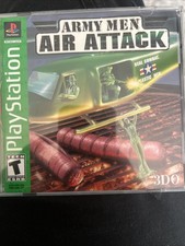 Army Men Air Attack Greatest Hits PS1 Sony 3DO Helicopter Combat Action Game CIB