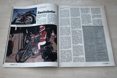Motorrad 15/1982 Yamaha RX 80 mit 7,5PS im TEST auf 2 Seiten