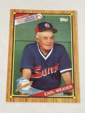 1989 Topps Senior League Baseball #76 - Earl Weaver - Gold Coast Suns