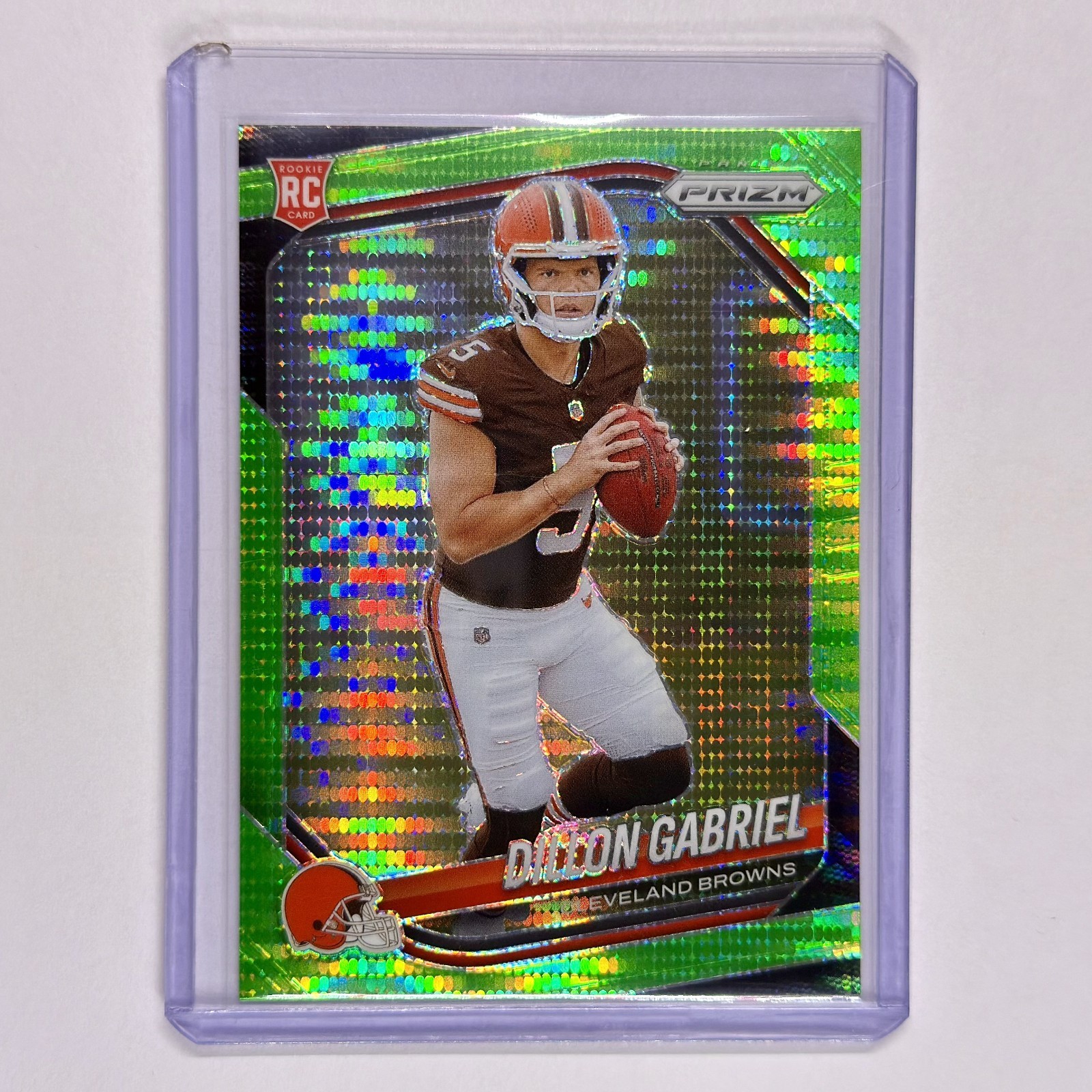 2025 Panini Prizm - Dillon Gabriel #372 Neon Green Pulsar Prizm (RC) [008]