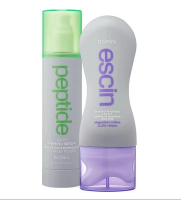 B.Clinicx Ultimate Body Care Duo Gua Sha Massage Cream And Peptide Firming Serum