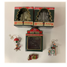 Coca-Cola Bottling Works & Town Square Collection Soda Ornament Lot