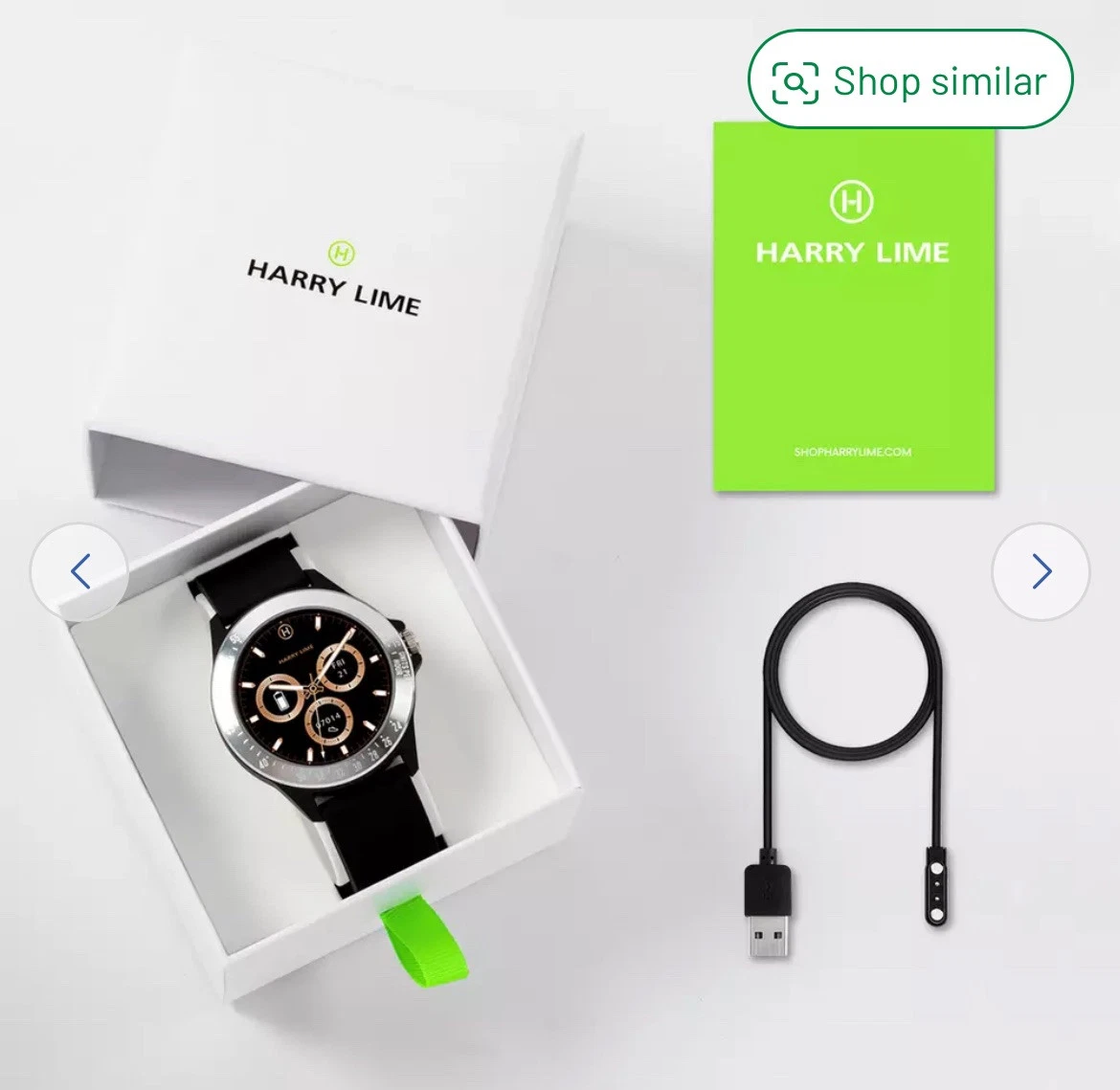 Harry Lime Smart Watch & Wireless Earbuds With Charging Case BNWT gift RRP £104
