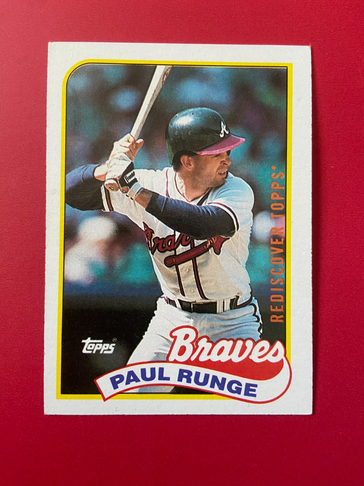 2017 Topps Paul Runge Rediscover Topps 1989 Stamped Buybacks Bronze #38