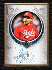 2023 Topps Transcendent Collection Blue 7/10 Joey Votto #TCA-JV Auto lz7