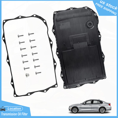 For 8 Speed BMW Automatic Transmission Oil Pan Filter Gasket Bolt Kit