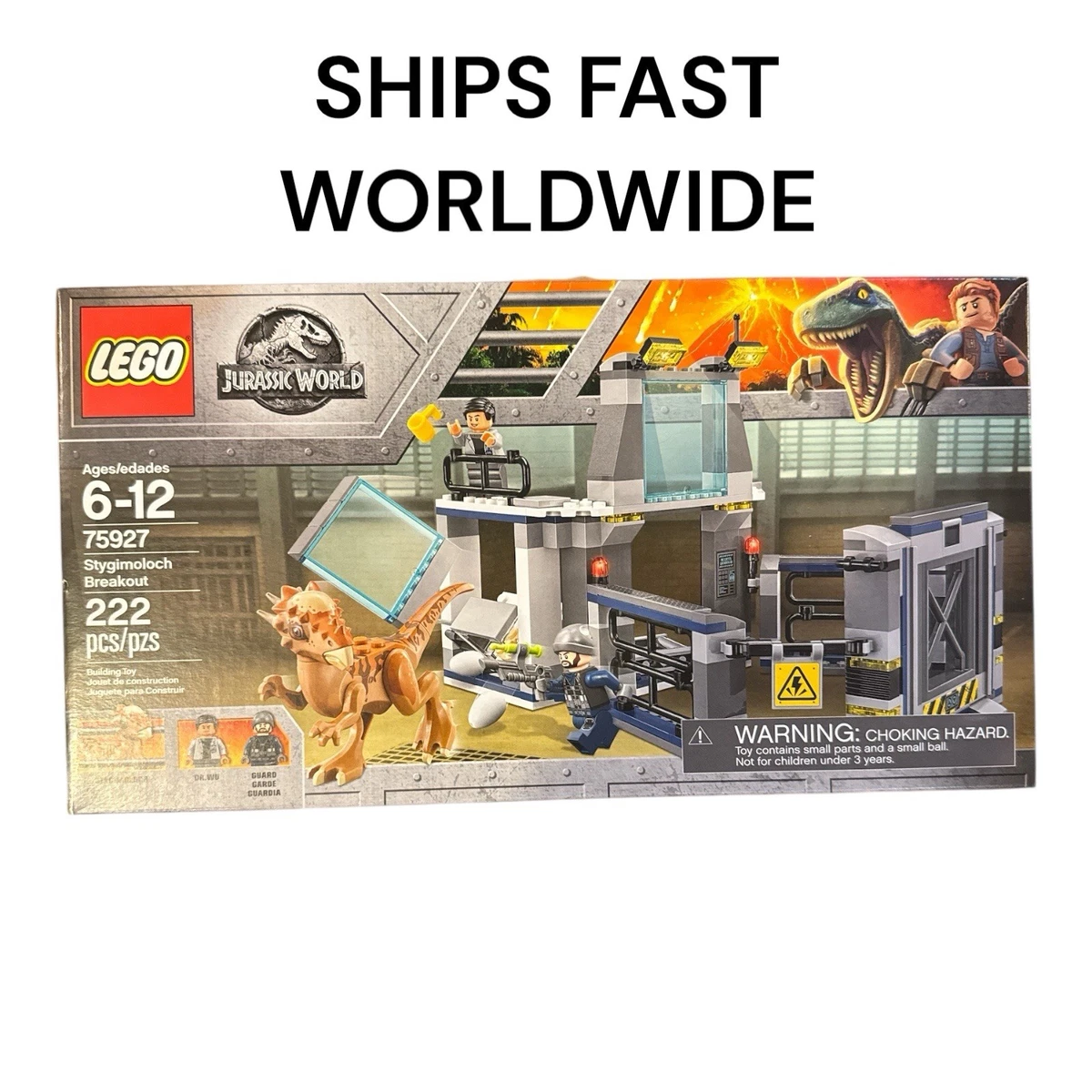Stygimoloch Breakout Jurassic World LEGO (R) Complete Sets & Packs