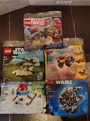 You Pick ~ NEW ~ Updated 6/2 ~ RETIRED LEGO Polybags ~ Disney, Spider-Man