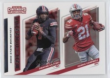 2019 Panini Contenders Draft Picks Dwayne Haskins Parris Campbell #5 15ie