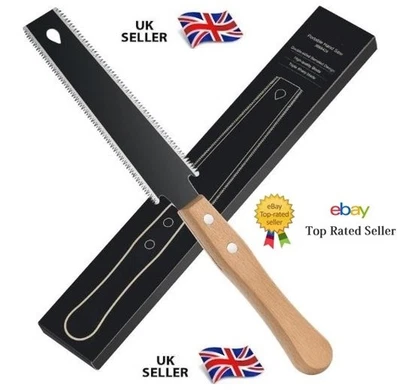 Japanese Pull Saw Double Edge 11/17 TPI SK5 Blade Woodworking UK SELLER ✅