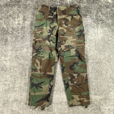 Vintage Military Combat Pants Mens Medium M Woodland Camouflage 80s BDU Propper