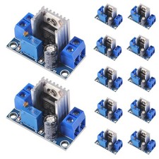 12PCS LM317 DC-DC Converter Buck Step-Down Circuit Board Module 4.2-40V to 1....