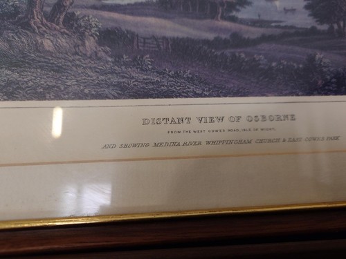 Isle Of Wight Prints Framed Vintage The Town Of West Cowes Osborne Carisbrooke - Picture 9 of 13
