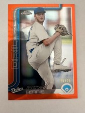 2025 Topps Chrome Pro Debut Jackson Ferris Orange /25