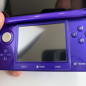 Nice! US VERSION Nintendo 3DS Handheld Console Midnight Purple System CTR-001