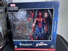 Battle Damaged Spider Man Marvel Legends Hasbro Magic The Gathering Figure