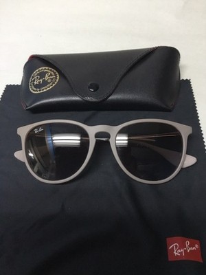 Ray-Ban Erika Sunglasses RB 4171 6000/68 Matte Taupe Sand Brown w/case