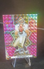 2022 Panini Mosaic - Super Bowl MVPs Drew Brees #295 Camo Pink Mosaic Prizm