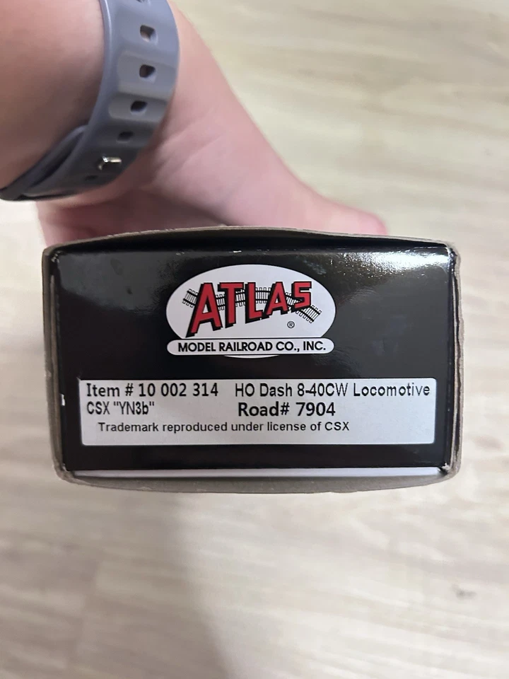 Ho Scale DCC Sound Atlas CSX C40-8W - Image 2 of 4