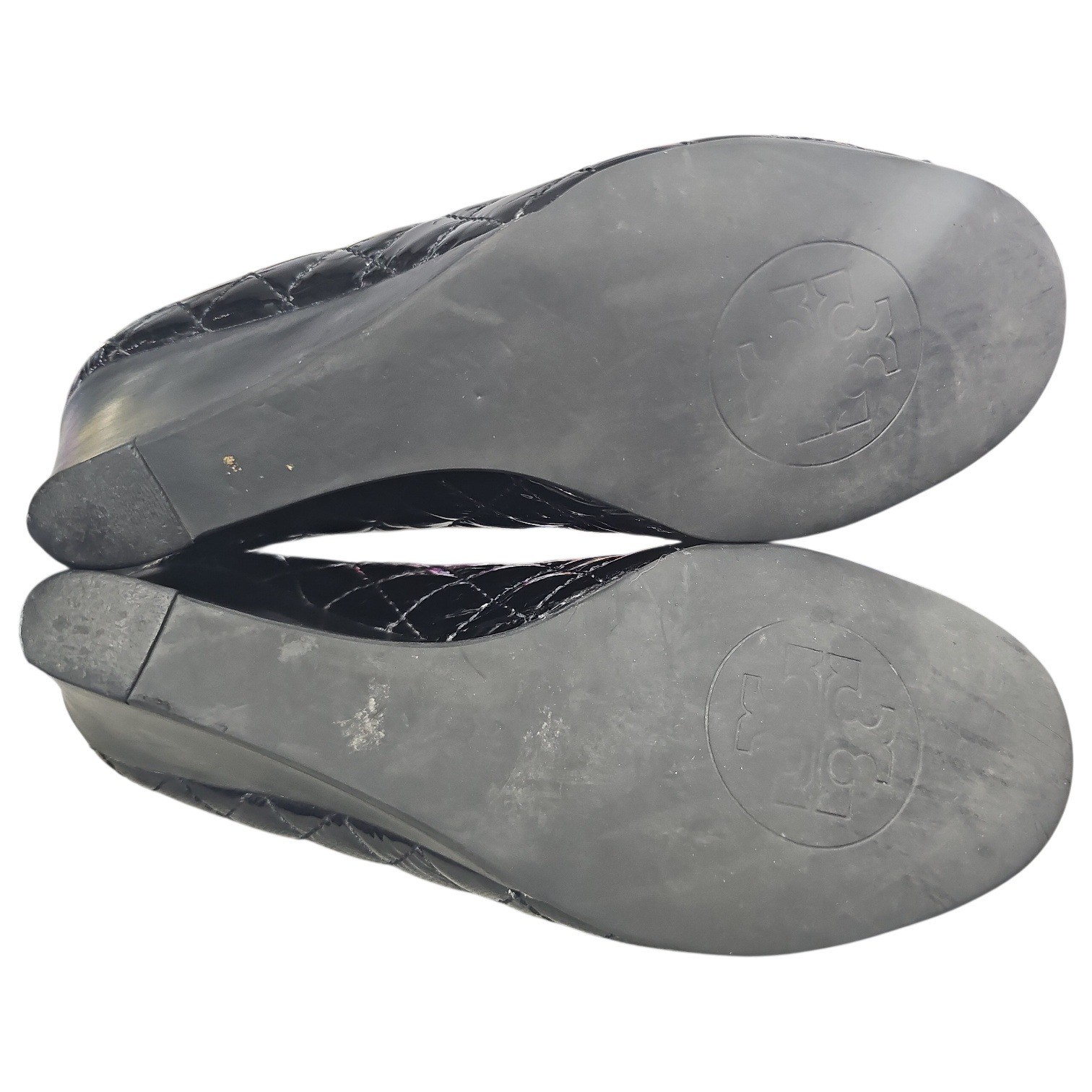 Tory Burch "Quinn" quilted patent leather wedge pump thumbnail 7