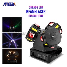 PAIDUN 150W RGBW Moving Head Light Laser Beam Strobe Effect DJ Disco Club Party